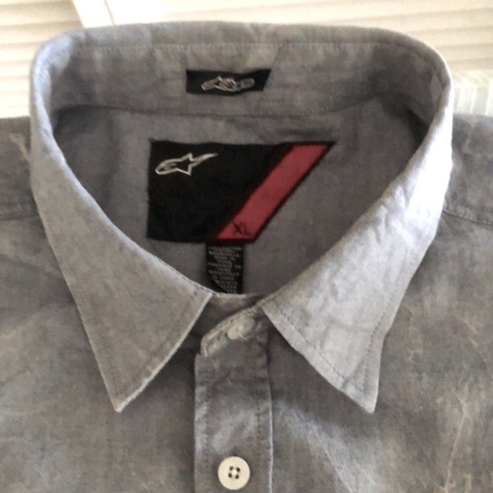 ASTARS Rare Global X Games genuine logo men’s button down short sleeve shirt.